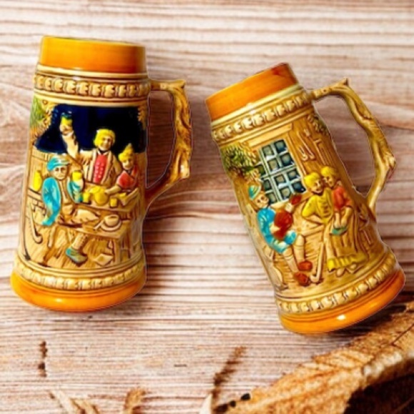 Vintage German Ceramic Beer Mug - Picture 2 of 3